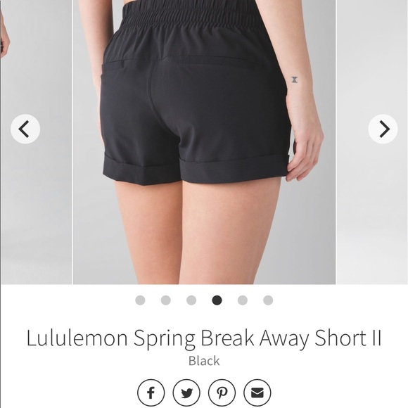 Lululemon Spring Break Away Short II - Picture 2 of 6